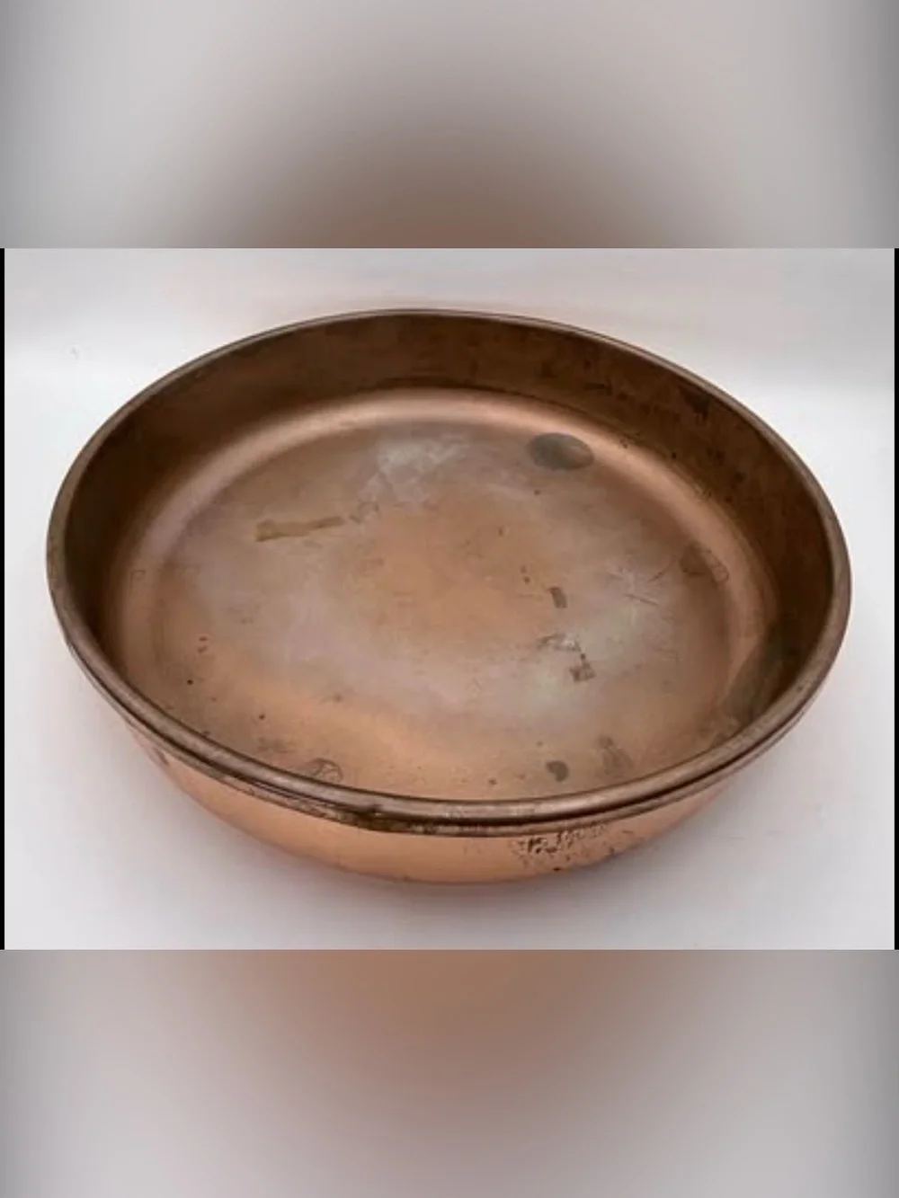 Vintage Solid Copper Warming Dish Set – Old Dutch International Skillet 9.25”